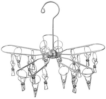 Sokken Hanger Rack Rvs Wasgoed Rack Opvouwbare Sok Droogrek Hanger Drogen Hanger Kleding Ondergoed Sokken Houder