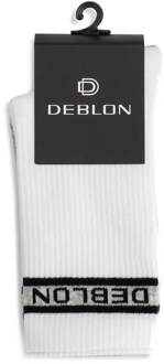 Sokken met logo Deblon  wit - One Size,