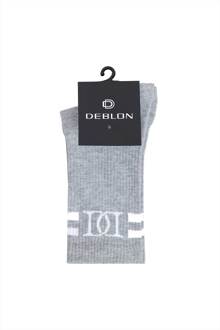 Sokken met logo Duo  grijs - 39-42,