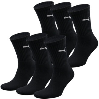 sokken Sport zwart 6-pack-35/38