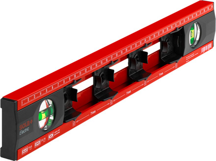 Sola Aftekenwaterpas Electric 40cm 2 libellen 0,50mm/m 4 schuiven - 69057101