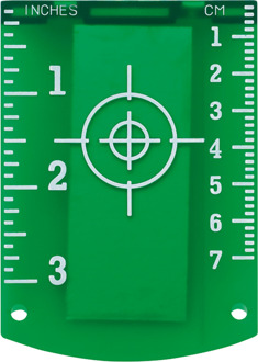 Sola Doelplaatje groen voor laser ZLM-G magnetisch, afmeting 69x98mm - 71126301