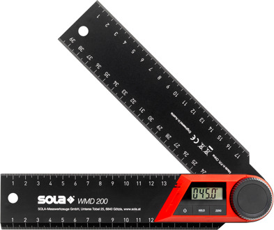 Sola Elektronische hoekmeter 200mm - 56052301