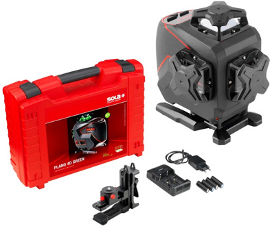 Sola PLANO 4D Green Professional 360° kruislijnlaser - 71018001