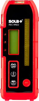 Sola REC RRD 2 handontvanger met wandhouder voor rotatielaser | rood - 71112001