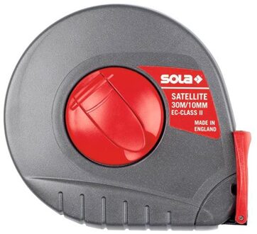 Sola Stalen meetband 10mtr Satellite ST10, Staal, kunstst. huis wit EG-Klasse 2 SB - 50055701 - 50055701