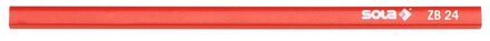 Sola Timmermanspotlood ZB24, 24cm HB (in doos van 100 st.) - 66010520 - 66010520