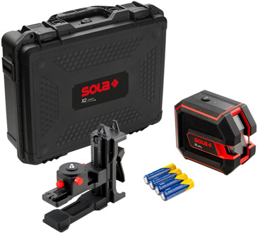 Sola X2 Green Professional kruislijnlaser | groen | in koffer - 71014101