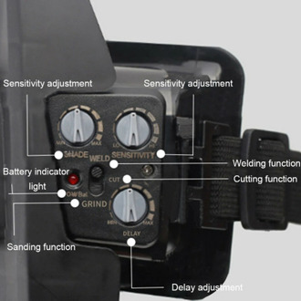 Solar Auto Darkening Welding Goggles Helmet Grinding Shield Glasses PC