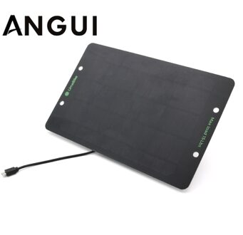 Solar Batterij Oplader Micro Usb Poort 5V 1200mA Laadregelaar Zonnepaneel 6W Outdoor Power Li-Ion Batterijen Android