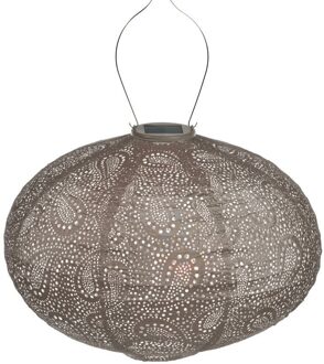Solar Buitenverlichting Paisley Oval - 40 cm - Taupe