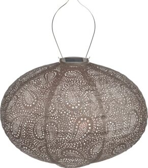 Solar Buitenverlichting Paisley Oval - 40 cm - Taupe