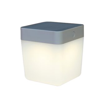 Solar Cube | Tafellamp | Voor buiten | LED | GRIJS