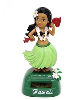 Solar Dansen Hawaii Meisje Hula Hoofd Schudden Speelgoed Zonne-energie Auto Interieur Decompressie Dashboard Ornament Auto Accessoires