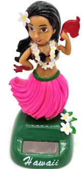 Solar Dansen Hawaii Meisje Hula Hoofd Schudden Speelgoed Zonne-energie Auto Interieur Decompressie Dashboard Ornament Auto Accessoires