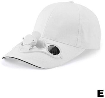 Solar Fan Cap Zonnebrandcrème Zonne-energie Fan Hat Outdoor Besparen Batterijen Geen Energie Bescherming Fietsen Cap Zon Voor Vissen Z4F7