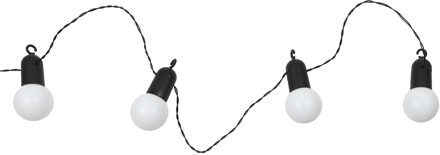 Solar feestverlichting lichtsnoer - 20 LED lampen - warm wit -?1070?cm - buiten