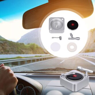 Solar Fonograaf Vorm Auto Aromatherapie Diffuser Luchtverfrisser Voor Auto Auto wit