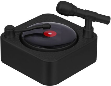 Solar Fonograaf Vorm Auto Aromatherapie Diffuser Luchtverfrisser Voor Auto Auto zwart