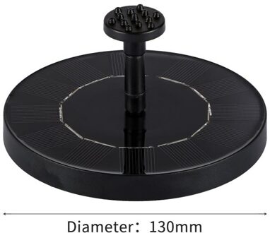 Solar Fontein Fontein Pomp Voor Tuin 1W Garden Pool Vijver Watering Outdoor Zonnepaneel Pompen Kit Tuin