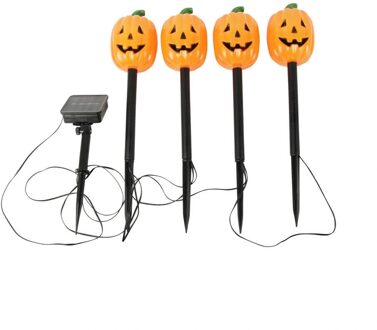 Solar halloween priklampjes set dynia