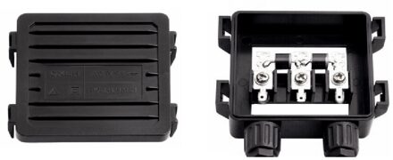 Solar Junction Box Pv Connector Met 2 Diodes Voor Zonnepaneel 50W-170W 6A