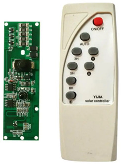 Solar lamp controller 3.7V 3.2V Solar Garden Lamp Controller Microwave Radar Induction Solar Controller Human Induction