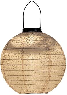 Solar Lampion marrakesh zand 25cm beige