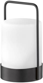 Solar-LED accu-tafellamp Casoli, hoogte 20 cm zwart, wit