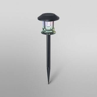 Solar LED grondspies lamp, zwart RGB CCT IP44