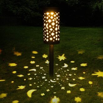 Solar Led Iron Art Hollow Lantaarn Licht Outdoor Decoratieve Verlichting Handheld Opknoping Lamp Voor Tuin Yard Pathway 07