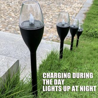 Solar Led Route Verlichting Met Landschap Verlichting Buiten Tuin Licht Gazon Licht Tuin Decoratie Licht Multifunc Tuin Decorat veelkleurig