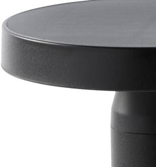 Solar LED tafellamp Cairo, zwart, kunststof, IP44, 21 cm