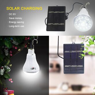 Solar Light Led Lamp Outdoor Camping Lamp 30W Oplaadbare 2 Dimmen Modi Met Zonnepaneel En Afstandsbediening Voor indoor Tuin