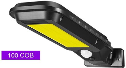 Solar Light Outdoors Straat Lamp Waterdicht Menselijk Inductie Wandlamp Zonne-energie Zonlicht Solar Lamp Voor Tuin Decoratie 100 COB