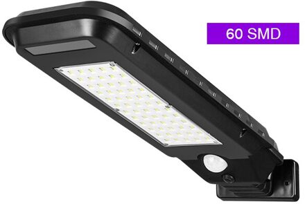 Solar Light Outdoors Straat Lamp Waterdicht Menselijk Inductie Wandlamp Zonne-energie Zonlicht Solar Lamp Voor Tuin Decoratie 60 SMD