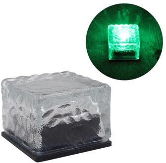 Solar Light Solar Ice Cube Licht Baksteen Rock Licht Frosted Glas Landschap Outdoor Decoratie Tuin Straat Licht A3