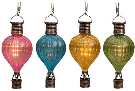 Solar Luchtballon flame effect 8x16cm verschillende