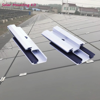 solar mounting clamp brackets system kit structure with screws for thin-film solar cells panel Hanergy solibro panel
