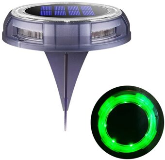 Solar Ondergrondse Lampen Outdoor Verlichting IP65 Waterdichte Tuin Decoreren Gazons Lampen Landschap Trappen Muren Begraven Verlichting B-groen licht