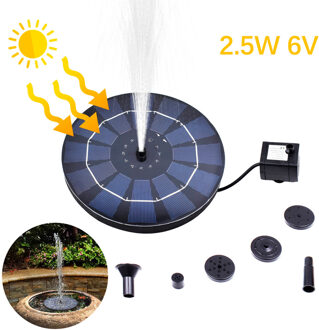Solar Pomp 2.0W Vrijstaande Floating Solar Vogel Bad Water Pompen Voor Tuin Decoratie Voor Vijver & Rotstuin Tuin levert # S