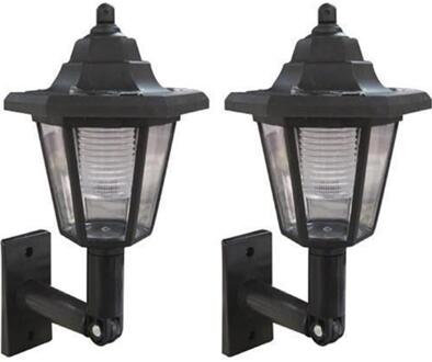 Solar Power LED Light Path Way Wall Landschap Mount Garden Fence Lamp Outdoor O11