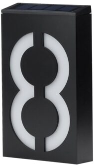 Solar Power Led Light Sign Huis Hotel Deur Adres Plaque Nummer Cijfers Plaat Lampes Solaires Led Solaire Lamp Outdoor # YL10