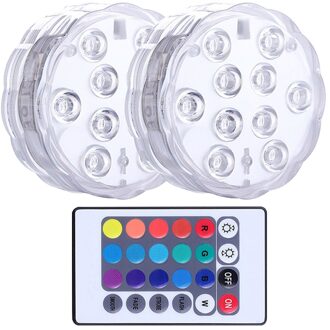 Solar Power Multi Kleur Veranderende Water Drift Lamp Led Disco Licht Zwembad Waterdichte Led Drijvende Licht 2 licht 1 controle