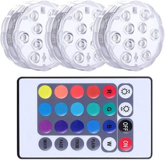 Solar Power Multi Kleur Veranderende Water Drift Lamp Led Disco Licht Zwembad Waterdichte Led Drijvende Licht 3 licht 1 controle