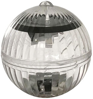 Solar Power Multi Kleur Veranderende Water Drift Lamp Led Disco Licht Zwembad Waterdichte Led Drijvende Licht warm licht 2stk