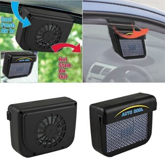Solar Sun Power Car Auto Ventilator Warmte Ventilator Air Vent Cool Cooler Ventilatie Systeem Radiator Autoruit Cooling Fans