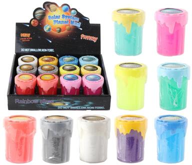 Solar system slime/putty planeet 70 gram verschillende