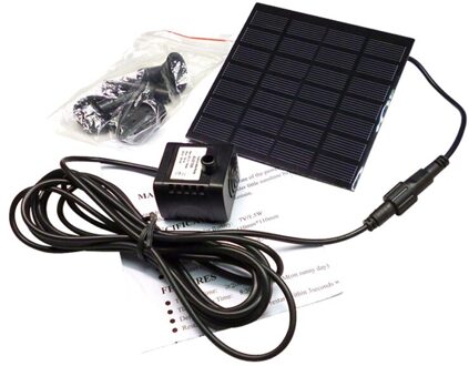 Solar Waterpomp Power Panel Kit Garden Plants Watering Power Fontein Zwembad Dompelpompen Fontein Vijver Tuin Waterpomp