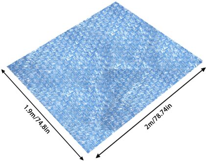 Solar Zwemmen Zwembad Cover Thermische Zwembaden Rechthoekige Zwembad Bescherming Cover Zwembad Bad Cover Outdoor Bubble Deken Access # W0 1.9 x 2m